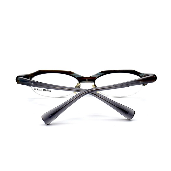 ALAIN MIKLI AL 0928 0002 BLUE BROWN AUTHENTIC EYEGLASSES - Picture 8 of 9